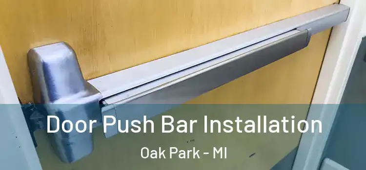 Door Push Bar Installation Oak Park - MI