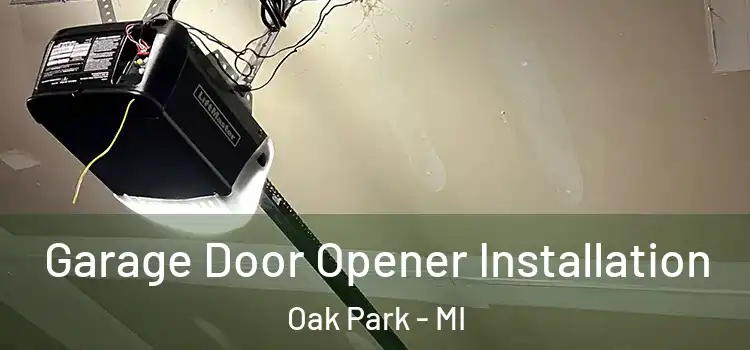  Garage Door Opener Installation Oak Park - MI